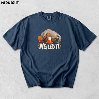 Comfort Colors Neil The Seal HFN Shirt Funny Elephant Seal Meme Tee Tasmania Animal Pun Neiled It Unisex t-shirt