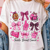 Tackle Breast Cancer Doodle Cute Football  Design  Coquette Stick Figure Shirt HG Design  Breast Cancer Awareness