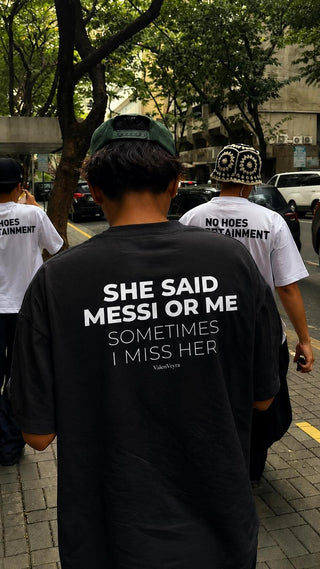 She Said Messi Or Me Sometimes I Miss Her HFN Shirt Funny Football Fan Tee Soccer Meme T Shirt Gift For Messi Fans