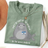 Comfort Colors Funny Neil The Seal Shirt Be the Whole Problem HFN T-Shirt Cute Seal Graphic Tee Don't Be Part of the Problem Animal Lover Gift Humor Tee