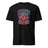 NORGE RO! RO! Norway Flag HFN Shirt Norwegian Pride Tee Norge Football Fan T-Shirt Viking Nordic Supporter Gift Grunge Norway Tee Men's Gift
