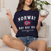 Norway Ro Football HFN T Shirt New York Playful Roe Shirt Norwegian Tee World Cup Football Row Shirt Gift Football Soccer Fan
