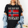 Row Norwegian Viking Norway Flag Culture Row Country HFN T-Shirt Norwegian Rower Gift Viking Heritage Graphic Tee