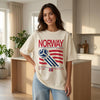 Norway World Cup HFN Shirt | Retro Norway Football Fan Tee | Landslaget Soccer Gift | Comfort Colors + Softstyle