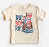 Norway Ro! Viking Ship HFN T-Shirt: Norwegian Flag 2026 World tournament Soccer Team Chant Shirt Norge National Football Team Fan Unisex Tee