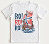 Norway Ro! Viking Ship HFN T-Shirt: Norwegian Flag 2026 World tournament Soccer Team Chant Shirt Norge National Football Team Fan Unisex Tee