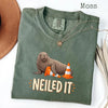 Comfort Colors Neil The Seal HFN Shirt  Funny Elephant Seal Meme Tee Neiled It Ocean Animal Joke Gift for Seal Lovers