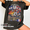 France Football World Cup Vintage Comfort Colors Shirt France Soccer Retro Graphic HFN T-Shirt | World Cup Football Tee