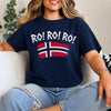 Ro Ro Ro Norway HFN Shirt Funny Norwegian Flag Tee Viking Soccer Fan Gift Norway Football Supporter Shirt for Men Women