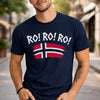 Ro Ro Ro Norway HFN Shirt Funny Norwegian Flag Tee Viking Soccer Fan Gift Norway Football Supporter Shirt for Men Women