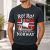 Ro Ro Norway Viking Ship HFN Shirt Norwegian Soccer Fan Tee Norway Football Supporter Gift Nordic Viking Sports Shirt