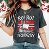 Ro Ro Norway Viking Ship HFN Shirt Norwegian Soccer Fan Tee Norway Football Supporter Gift Nordic Viking Sports Shirt