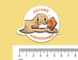 Neil the Seal HFN UV Sticker