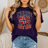 NORGE RO! RO! Norway Flag HFN Shirt Norwegian Pride Tee Norge Football Fan T-Shirt Viking Nordic Supporter Gift Grunge Norway Tee Men's Gift
