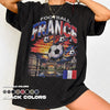 France Football World Cup Vintage Comfort Colors Shirt France Soccer Retro Graphic HFN T-Shirt | World Cup Football Tee
