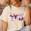 Retro Preppy Summerween Bikini Shirt  Summer Halloween T-Shirt  Halloween Funny Halloween Bikini Tee  Halloween Shirt NNA