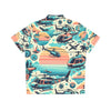 Helicopter Pilot's Favorite Colorful Fun Party Men's Hawaiian Shirt L3N