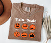 Comfort Colors Halloween Nurse Shirt: Pumpkin Pain Scale Fall Tee L3N