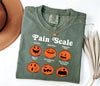 Comfort Colors Halloween Nurse Shirt: Pumpkin Pain Scale Fall Tee L3N