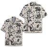 Funny Opossum L3N Hawaiian Shirt Men Women Youth, Vintage UFO Coffee Possum Shirt, Weird Animal Aloha Button Down Short Sleeve
