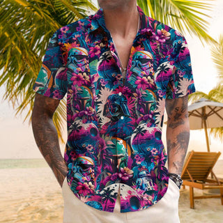 Star Wars Hawaiian Shirt, Star Wars Characters L3N Shirt, Disney Star Wars Shirt, Star Wars Summer Shirts, Star War Fan Gifts