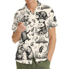 Funny Opossum L3N Hawaiian Shirt Men Women Youth, Vintage UFO Coffee Possum Shirt, Weird Animal Aloha Button Down Short Sleeve