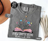 Comfort Colors Floral Retirement L3N Shirt for Teachers 'A New Chapter Begins' Retired Gift