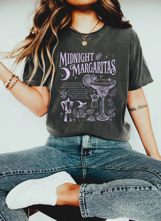 Midnight Margaritas L3N Comfort Colors Shirt, Salt Rosemary Lavender Love Shirt, Witchy Tee, Margarita Halloween Shirt, Practical Magic Shirt