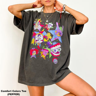 Comfort Colors The Amazing Digital Circus L3N Shirt -Tadc Shirt,Tadc Sweatshirt,Jax Tee,Pomni Tshirt,Gangle Tshirt,Ragatha,Caine,Bubble,Zooble
