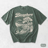 Biosphere Is Alive L3N Shirt, Comfort Colors Nature Graphic Tee, Eco Vintage Science T-Shirt, Environmentalist Gift, Forest Mountain Landscape