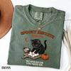 Comfort Colors L3N Kitty Biscuits Shirt Spooky Season Tee Black Cat Halloween Fall TShirt Vintage Baking Pumpkin T-Shirt Cat Lover Fall Gift