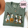Comfort Colors Halloween L3N Shirt Goose Shirt Halloween Ghost Shirt Silly Goose Shirt Fall Shirt Spooky Shirt, Pumpkin Costume Shirt