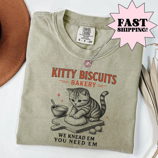 Comfort Colors Cat L3N Shirt Funny Cat Shirt Sourdough Shirt Cat Meme Shirt Cat T Shirt Biscuit Shirt Bakery Tee Kitty Lover Gift Tee