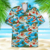 Jesus Surfing L3N Hawaiian Shirt Men Women Youth, Funny Christian Beach Shirt, Summer Tropical Button Up, Religious Surf Aloha Shirt Gift