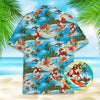 Jesus Surfing L3N Hawaiian Shirt Men Women Youth, Funny Christian Beach Shirt, Summer Tropical Button Up, Religious Surf Aloha Shirt Gift