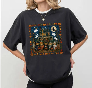 90s Bears L3N Halloween Comfort Colors Shirt, Trick ỏ Treat Shirt, Pumpkin Lover Gift