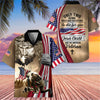 All Over Printed L3N Veteran Hawaii Shirt, Jesus Christ and The American Veteran Ideal for Summer, Beach Casual Shirt, Summer Men Hawaiian Shirt