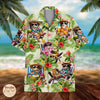 Tropical Cat Hawaiian Shirt: Aloha Summer Beach Button-Down L3N