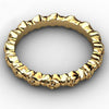 Golden Stainless Steel Skull Rocking Ring