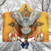 Gift For Native American Native American Owl Pattern Blanket HG
