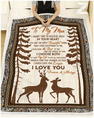 Blanket Deer To my man I choose both