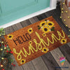 Hello Sunshine Sunflower Welcome Doormat NHD