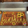 Hello Sunshine Sunflower Welcome Doormat NHD