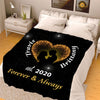 Forever And Always  Anniversary Gift For Husband Gift For Wife Sherpa Throw Blanket HG
