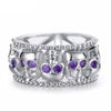 Luxury Vintage Zircon Skull Women's Wedding Ring