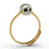 Gold Filled Vintage Skull Ring