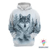 Gift For Wolf Lover Wolf Sweater Hoodie LH
