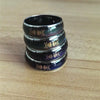Copper Color Temperature Skull Rings