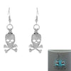 Trendy Skull Head Luminous Cute Earrings