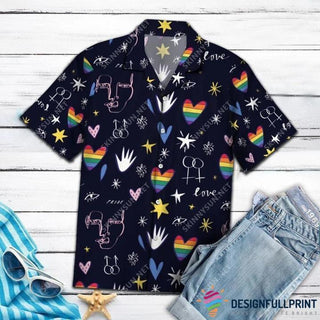 Pride Gift For LGBT Amazing LGBT Pride Unisex Hawaii Shirt LN
